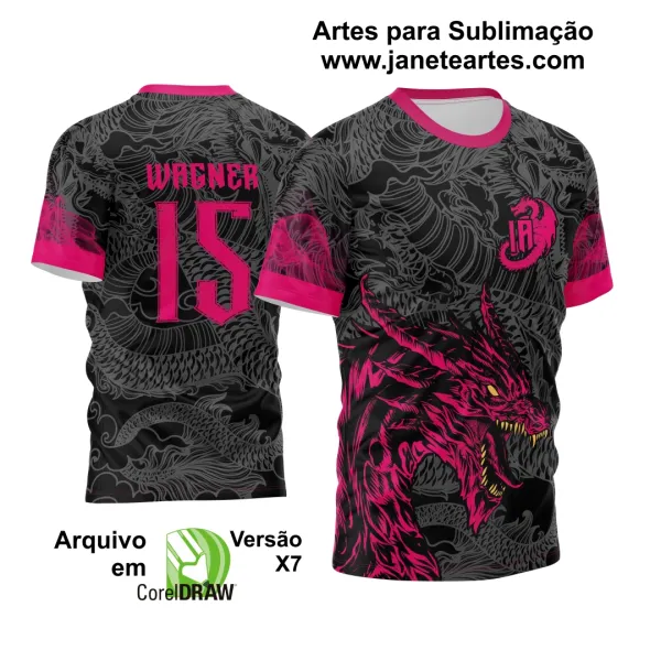 Arte Vetor Camisa de Interclasse Dragão 2024 - 2025