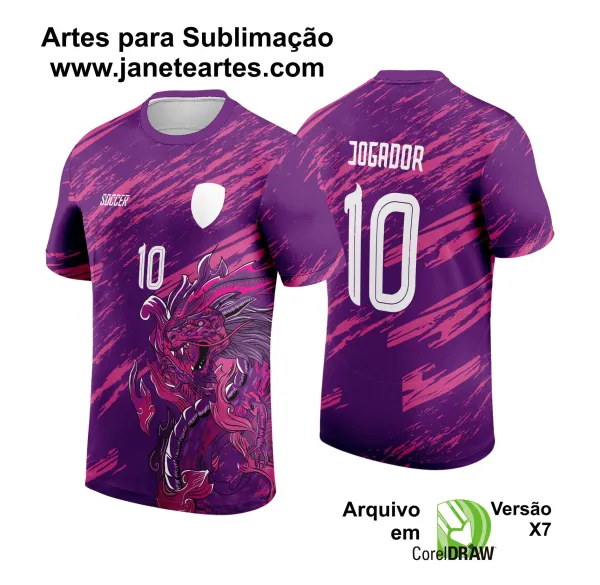 Arte Vetor Camisa de Interclasse Dragão Oriental 2024 - 2025