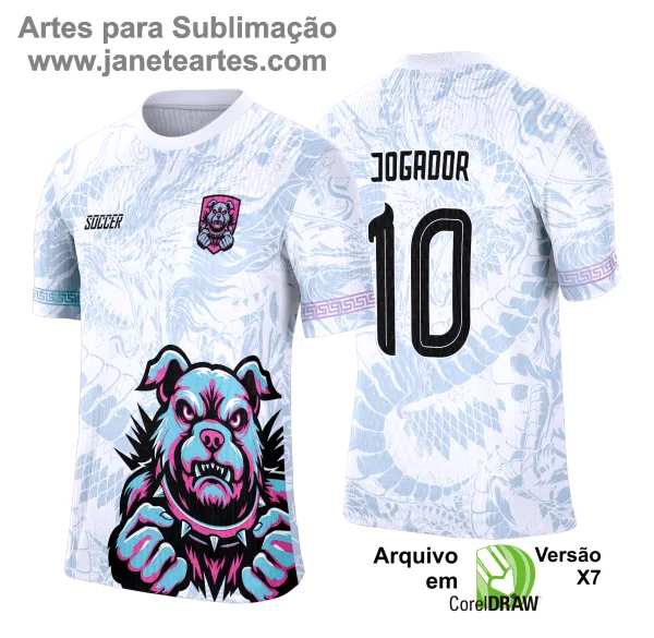 Arte Vetor Camisa de Interclasse Escolar 2025: Dog