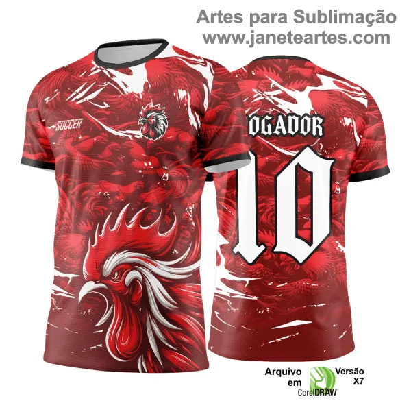 Arte Vetor - Camisa de Interclasse Galo - 2025