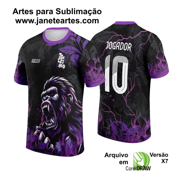 Arte Vetor Camisa de Interclasse Gorila 2024 - 2025