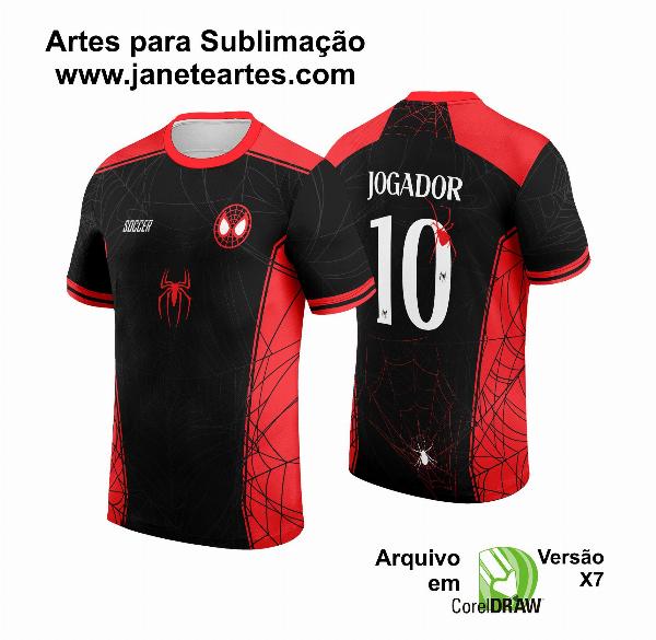 Arte Vetor Camisa de Interclasse Homem Aranha 2024 - 2025