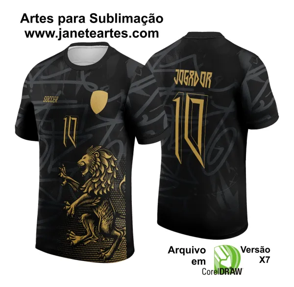 Arte Vetor Camisa de Interclasse Jogos Internos Leão 2024