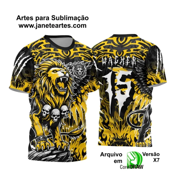 Arte Vetor Camisa de Interclasse Leão 2024 - 2025