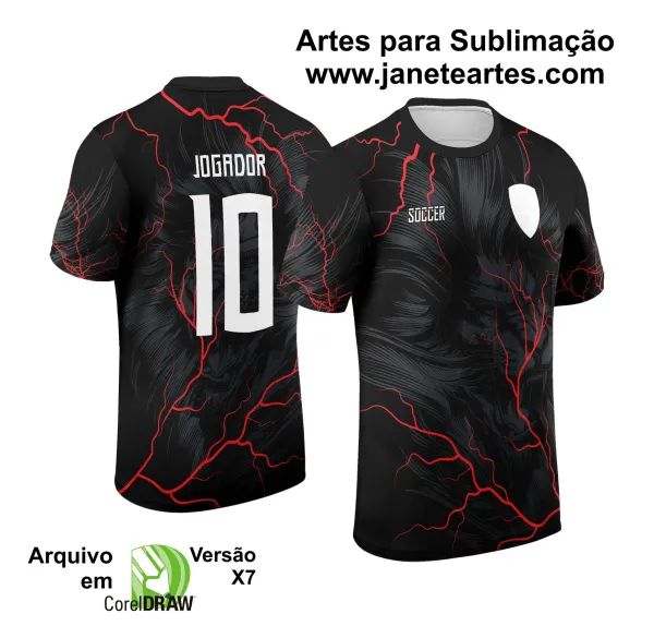 Arte Vetor Camisa de Interclasse Leão 2024 - 2025