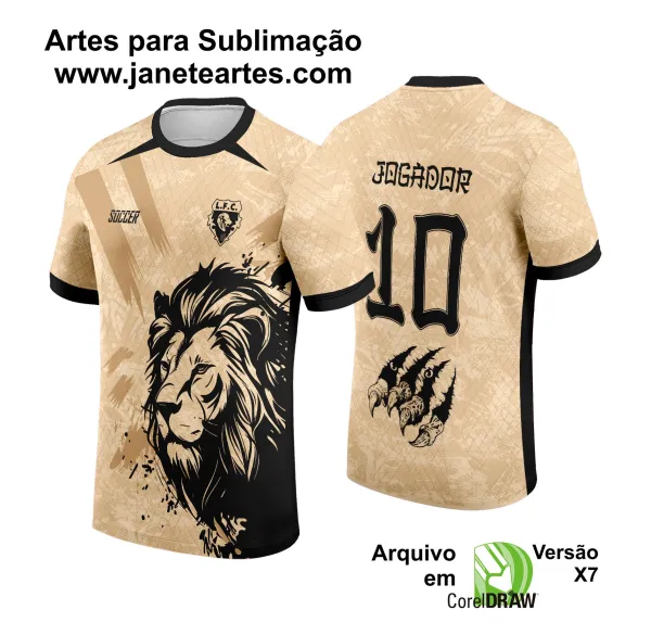 Arte Vetor Camisa de Interclasse Leão 2024 - 2025