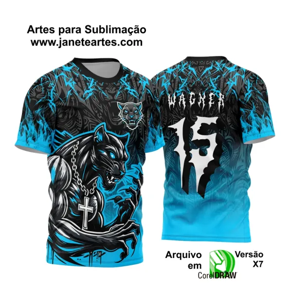 Arte Vetor Camisa de Interclasse Pantera 2024 - 2025