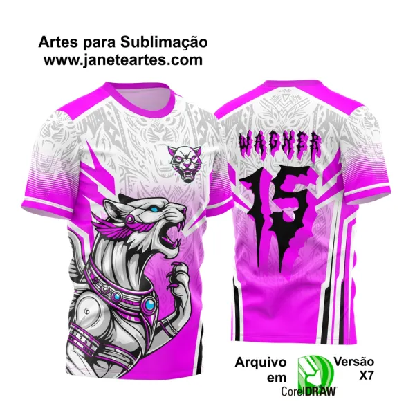 Arte Vetor Camisa de Interclasse Pantera Divina 2024 - 2025