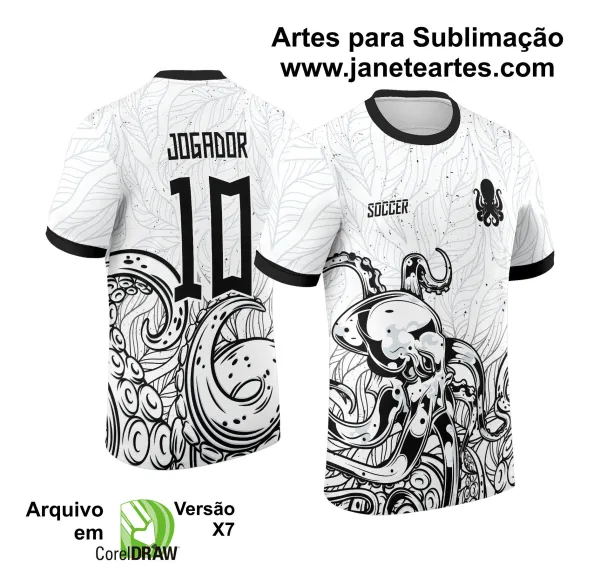 Arte Vetor Camisa de Interclasse Polvo 2024 - 2025