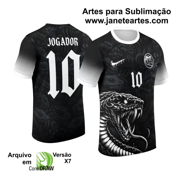 Arte Vetor Camisa de Interclasse Serpente 2024 - 2025