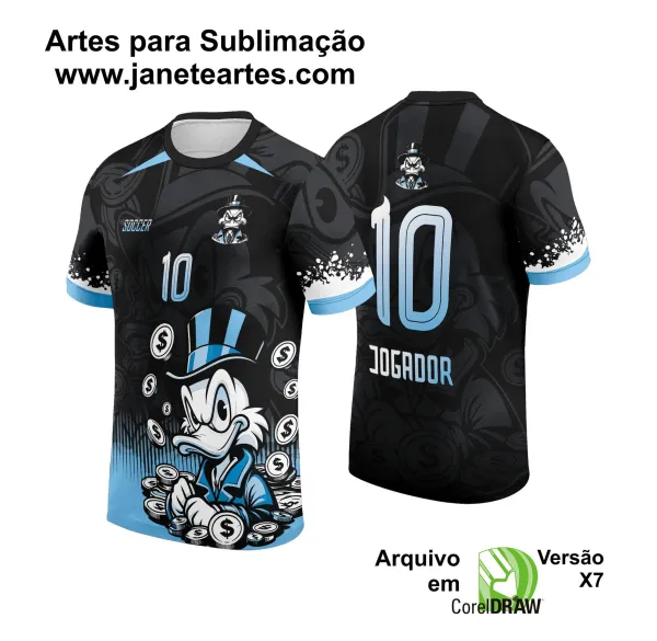 Arte Vetor Camisa de Interclasse Tio Patinhas 2024 - 2025