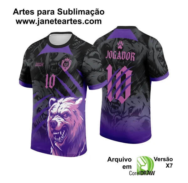 Arte Vetor Camisa de Interclasse Urso 2024 - 2025