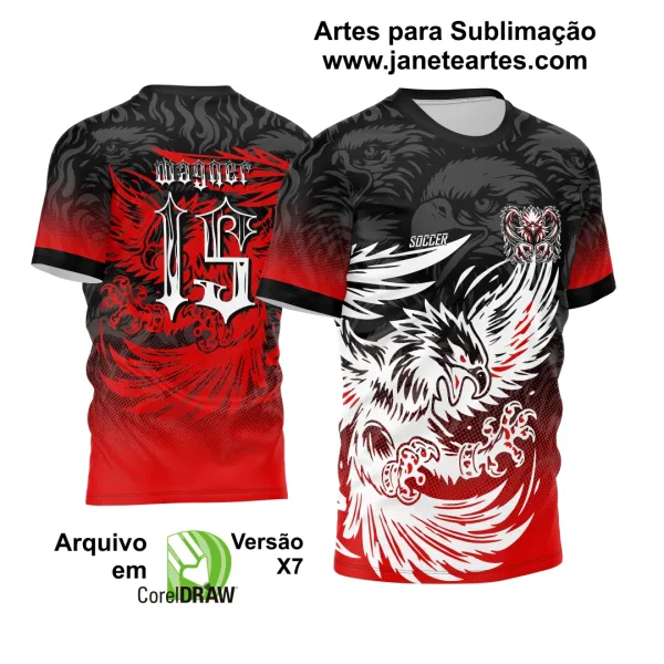 Arte Vetor Camisa de Interclasse Águia Dark M3 2024 - 2025