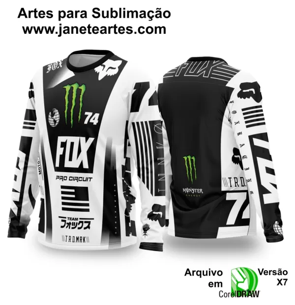 Arte Vetor Camisa de MOTOCROSS 2024 - 2025