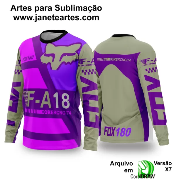 Arte Vetor Camisa de MOTOCROSS 2024 - 2025