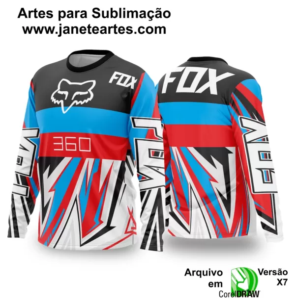 Arte Vetor Camisa de MOTOCROSS 2024 - 2025