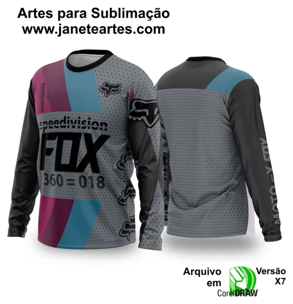 Arte Vetor Camisa de MOTOCROSS 2024 - 2025