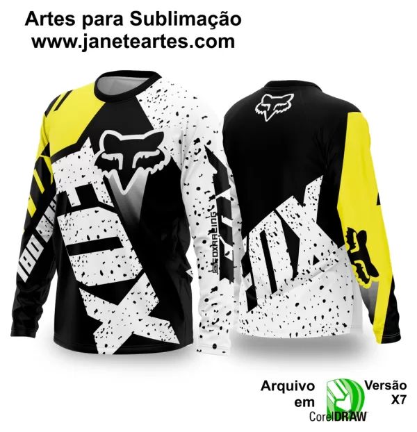 Arte Vetor Camisa de MOTOCROSS 2024 - 2025