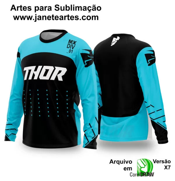 Arte Vetor Camisa de MOTOCROSS 2024 - 2025