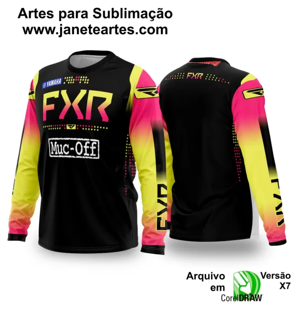 Arte Vetor Camisa de MOTOCROSS 2024 - 2025