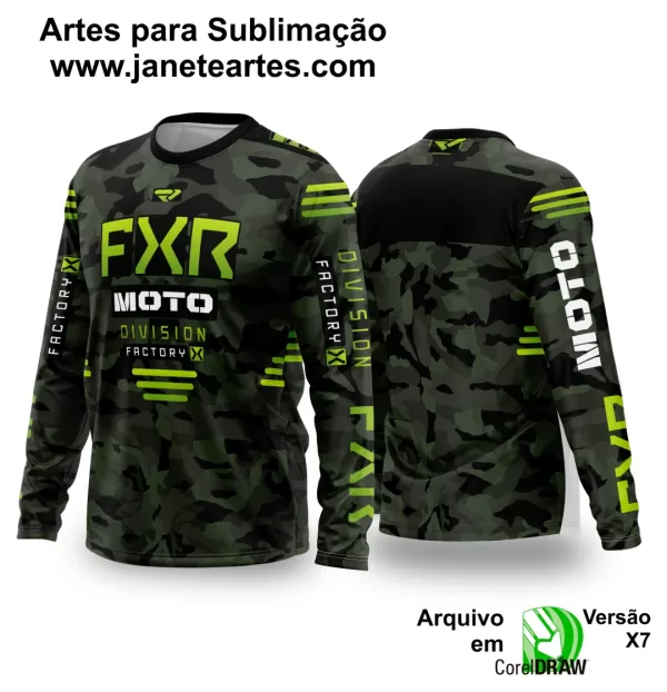 Arte Vetor Camisa de MOTOCROSS 2024 - 2025