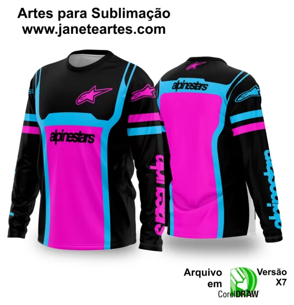 Arte Vetor Camisa de MOTOCROSS 2024 - 2025