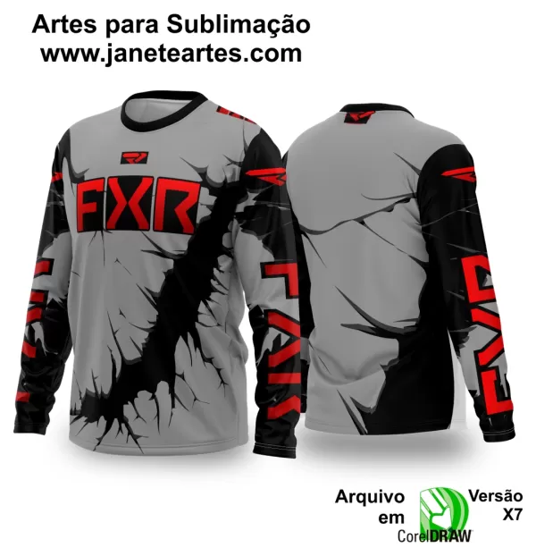 Arte Vetor Camisa de MOTOCROSS 2024 - 2025