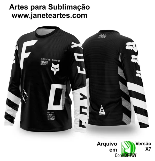 Arte Vetor Camisa de MOTOCROSS 2024 - 2025