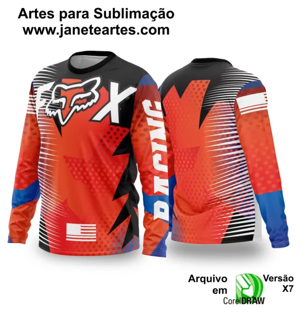 Arte Vetor Camisa de MOTOCROSS 2024 - 2025