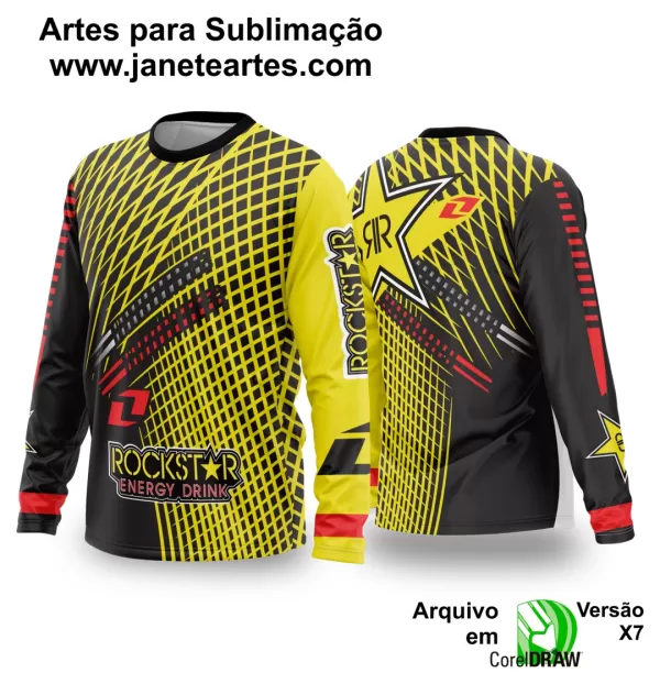 Arte Vetor Camisa de MOTOCROSS 2024 - 2025