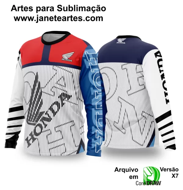 Arte Vetor Camisa de MOTOCROSS 2024 - 2025