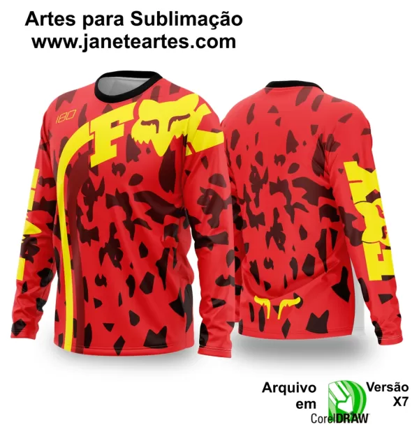 Arte Vetor Camisa de MOTOCROSS 2024 - 2025