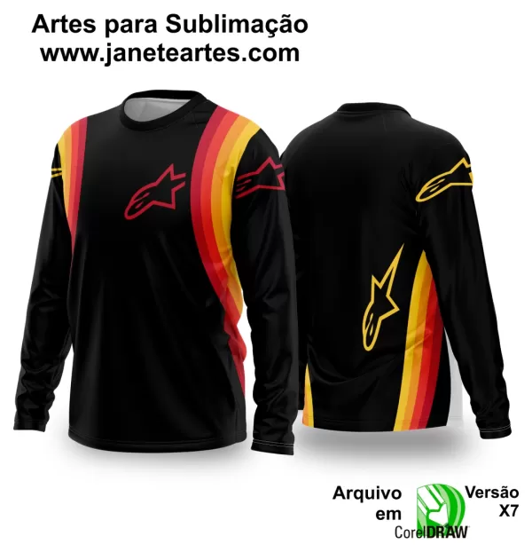 Arte Vetor Camisa de MOTOCROSS 2024 - 2025