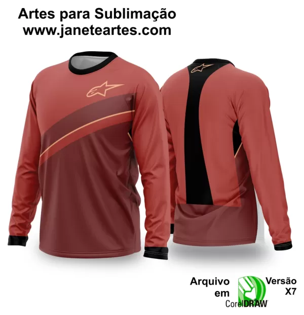 Arte Vetor Camisa de MOTOCROSS 2024 - 2025