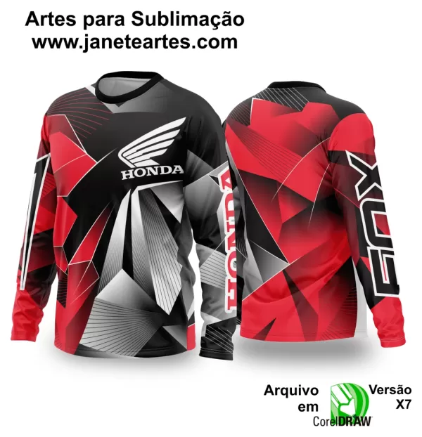 Arte Vetor Camisa de MOTOCROSS 2024 - 2025