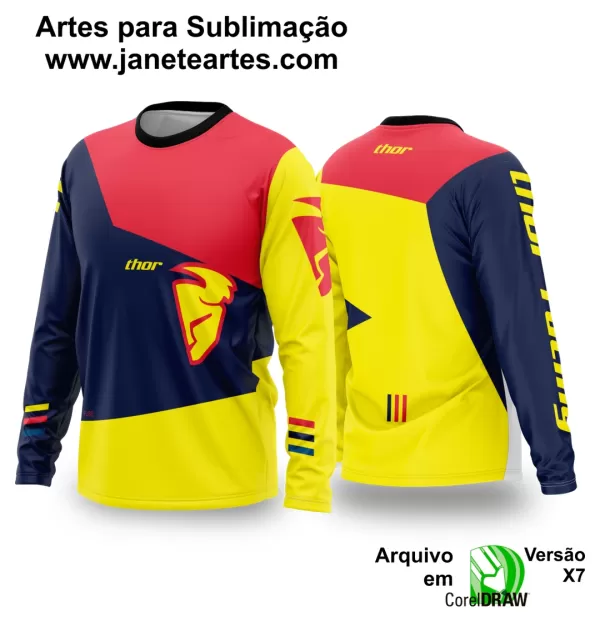 Arte Vetor Camisa de MOTOCROSS 2024 - 2025