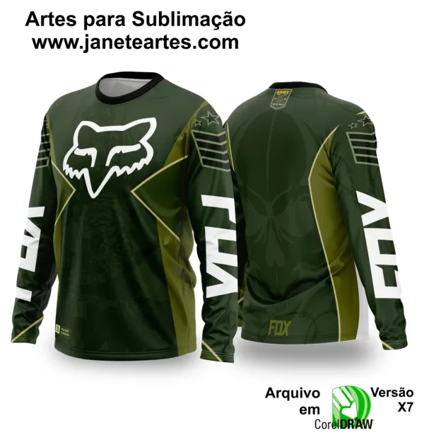 Arte Vetor Camisa de MOTOCROSS 2024 - 2025