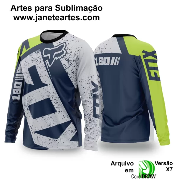 Arte Vetor Camisa de MOTOCROSS 2024 - 2025