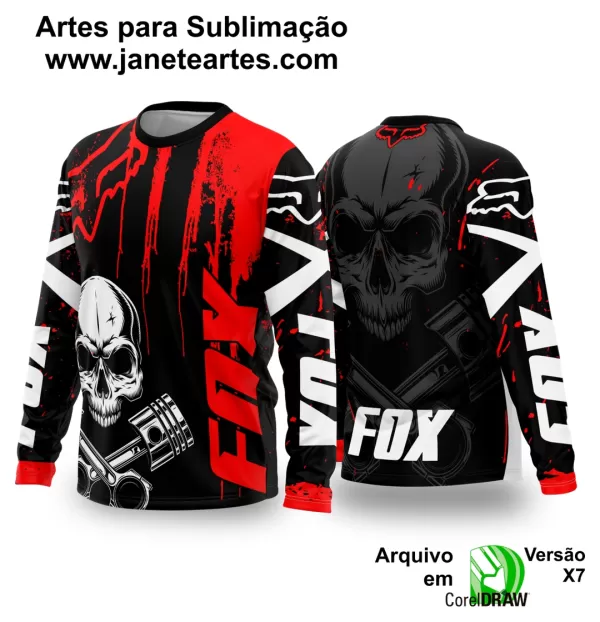 Arte Vetor Camisa de MOTOCROSS 2024 - 2025