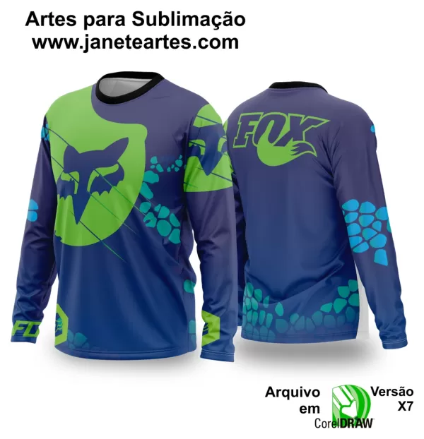 Arte Vetor Camisa de MOTOCROSS 2024 - 2025