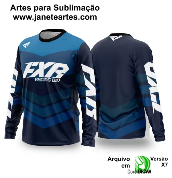 Arte Vetor Camisa de MOTOCROSS 2024 - 2025