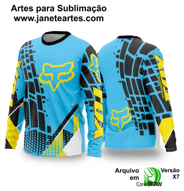 Arte Vetor Camisa de MOTOCROSS 2024 - 2025