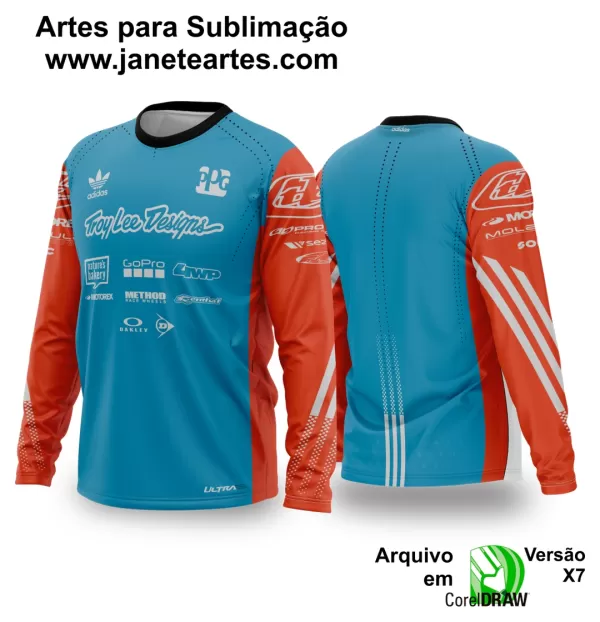 Arte Vetor Camisa de MOTOCROSS 2024 - 2025