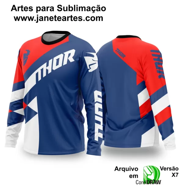 Arte Vetor Camisa de MOTOCROSS 2024 - 2025