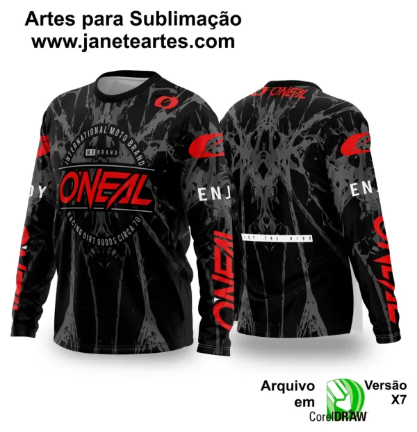 Arte Vetor Camisa de MOTOCROSS 2024 - 2025