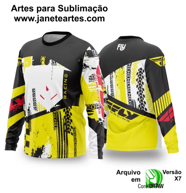 Arte Vetor Camisa de MOTOCROSS 2024 - 2025