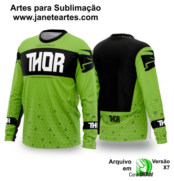 Arte Vetor Camisa de MOTOCROSS 2024 - 2025