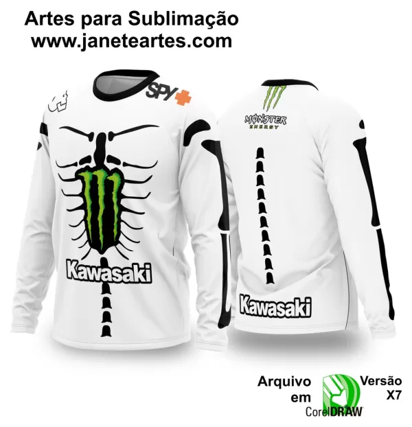 Arte Vetor Camisa de MOTOCROSS 2024 - 2025