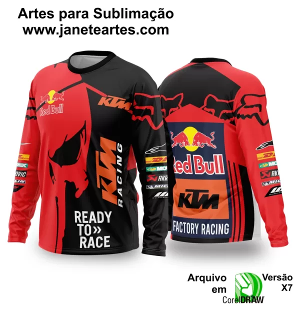 Arte Vetor Camisa de MOTOCROSS 2024 - 2025