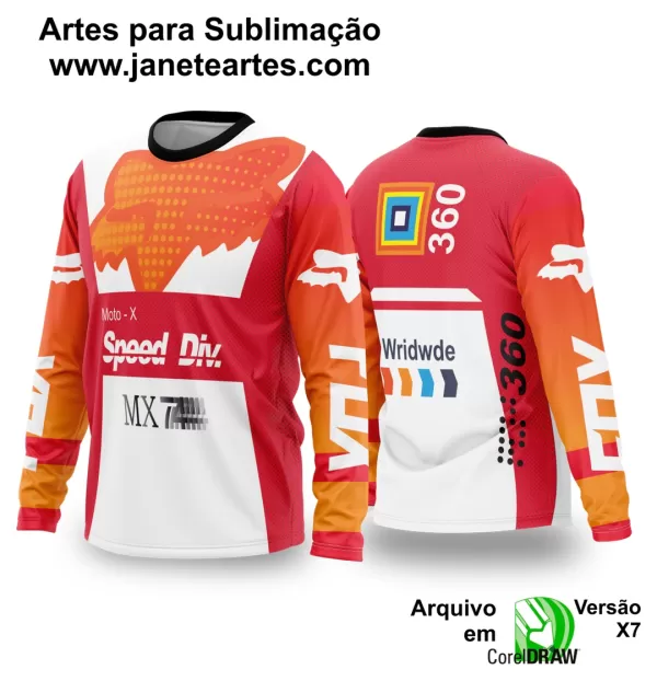 Arte Vetor Camisa de MOTOCROSS 2024 - 2025